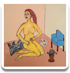 Mädchen mit Katze